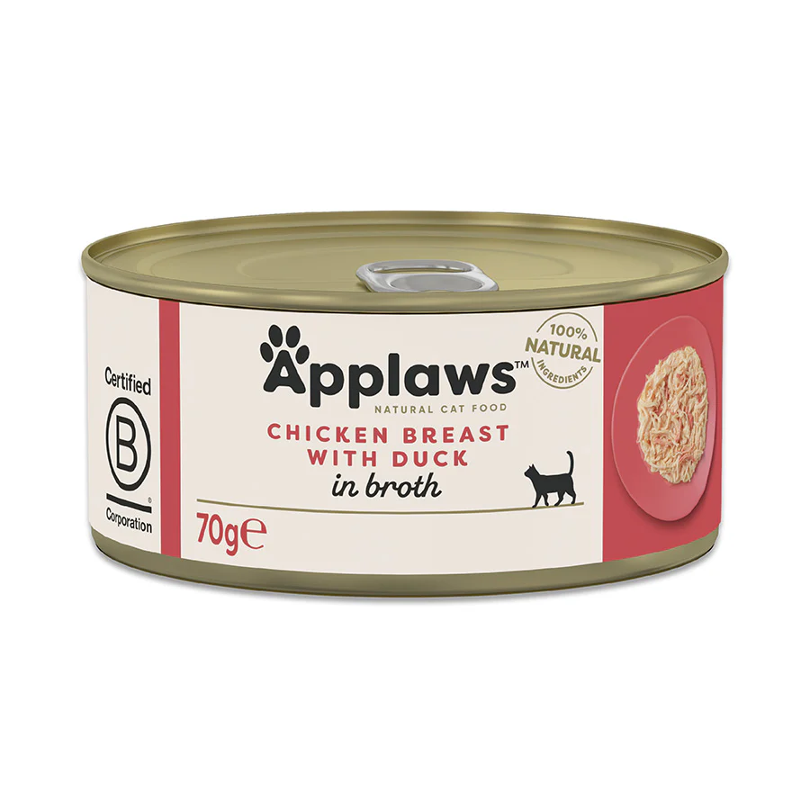 Applaws Cat - Broth Tin Chicken With Duck 70g