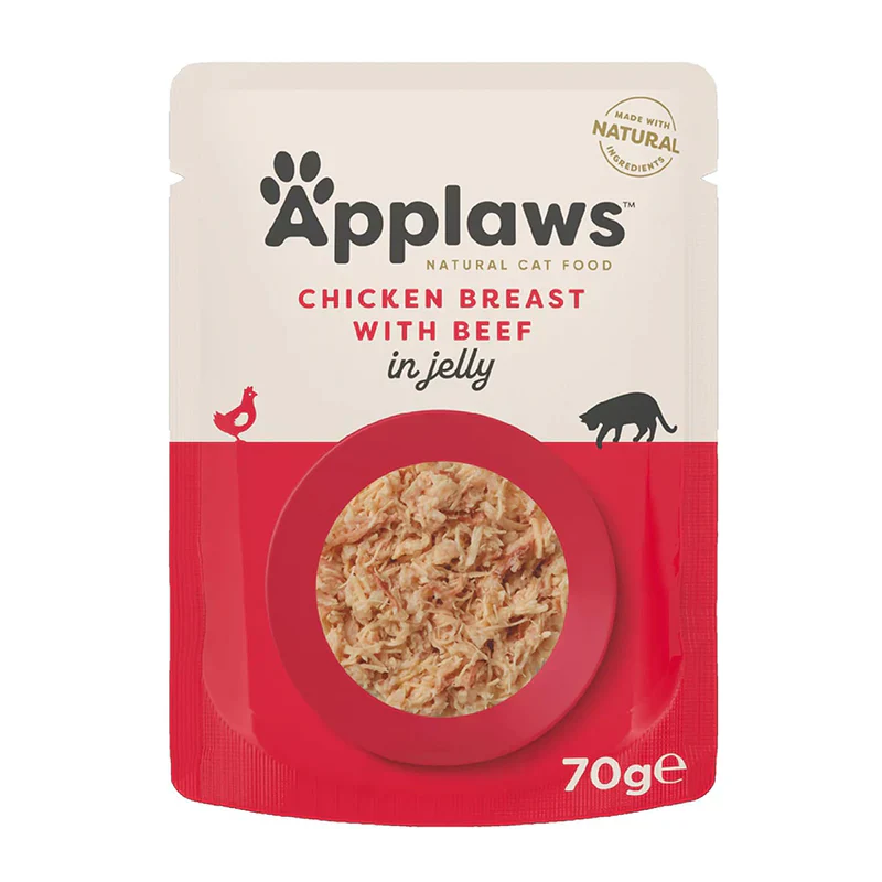 Applaws Cat - Jelly Pouch Chicken With Beef 70g