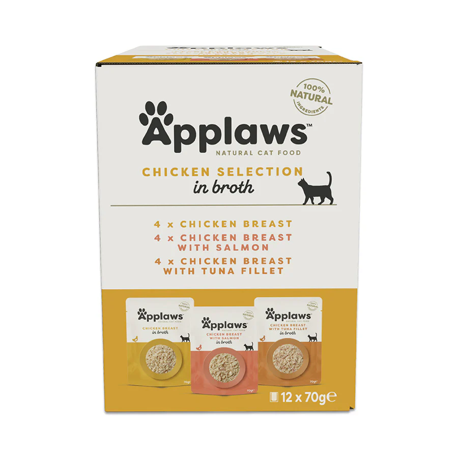 Applaws Cat - Pouch Multipack Chicken 12x70g