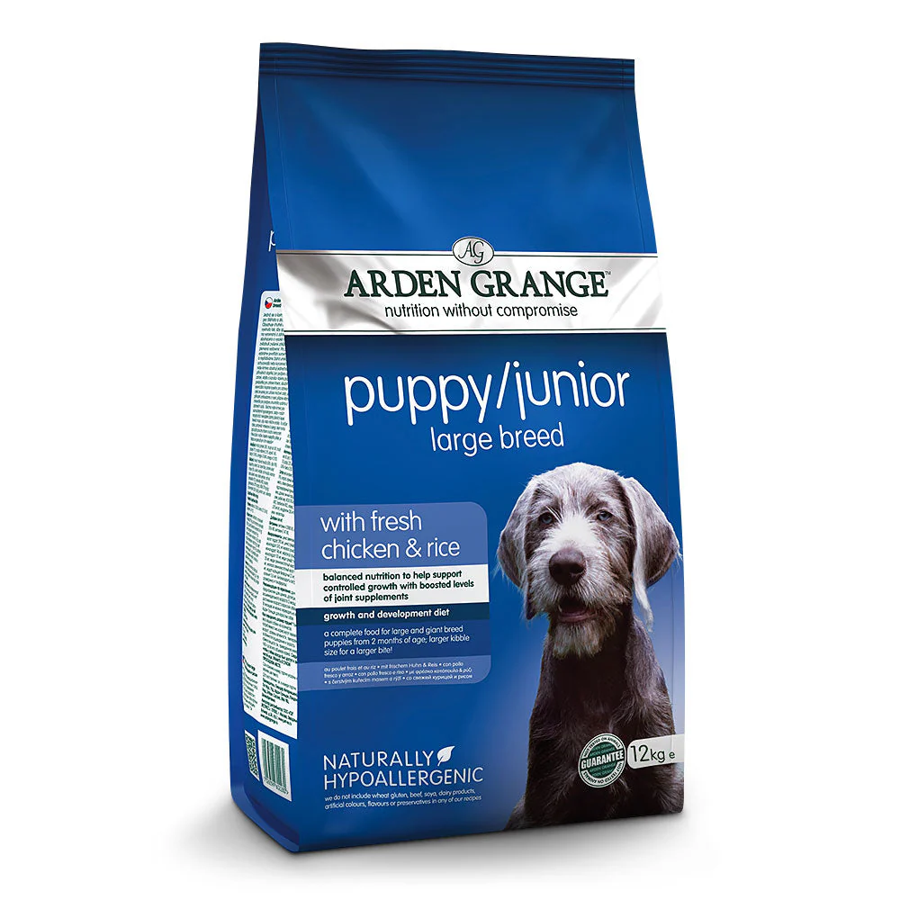Arden Grange Puppy - Puppy / Junior Large Breed Fresh Chicken 12kg - Image 3