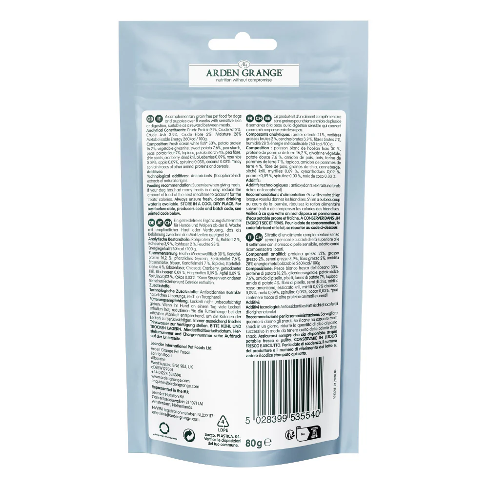 Arden Grange Training Treats Sensitive 80g - Image 3