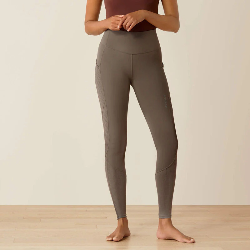 Ariat Eos Breathe Half Grip Tight Plum Grey