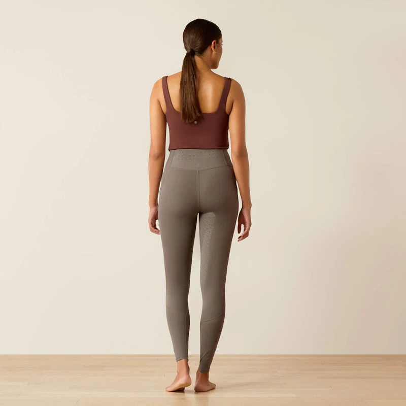 Ariat Eos Breathe Half Grip Tight Plum Grey - Image 3