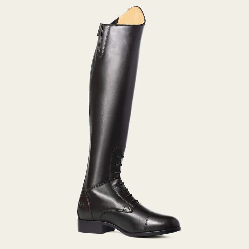 Ariat Womens Heritage Contour II Field Zip Tall Riding Boot Black - Image 6