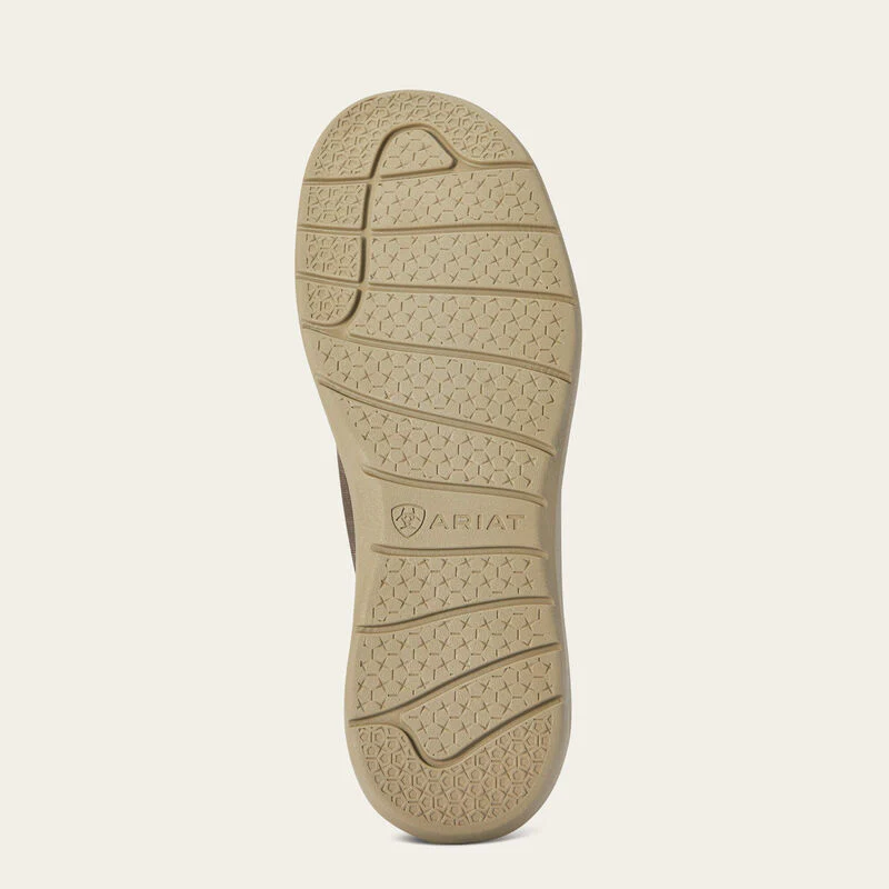 Ariat Mens Hilo Stretch Brown Canvas - Image 3