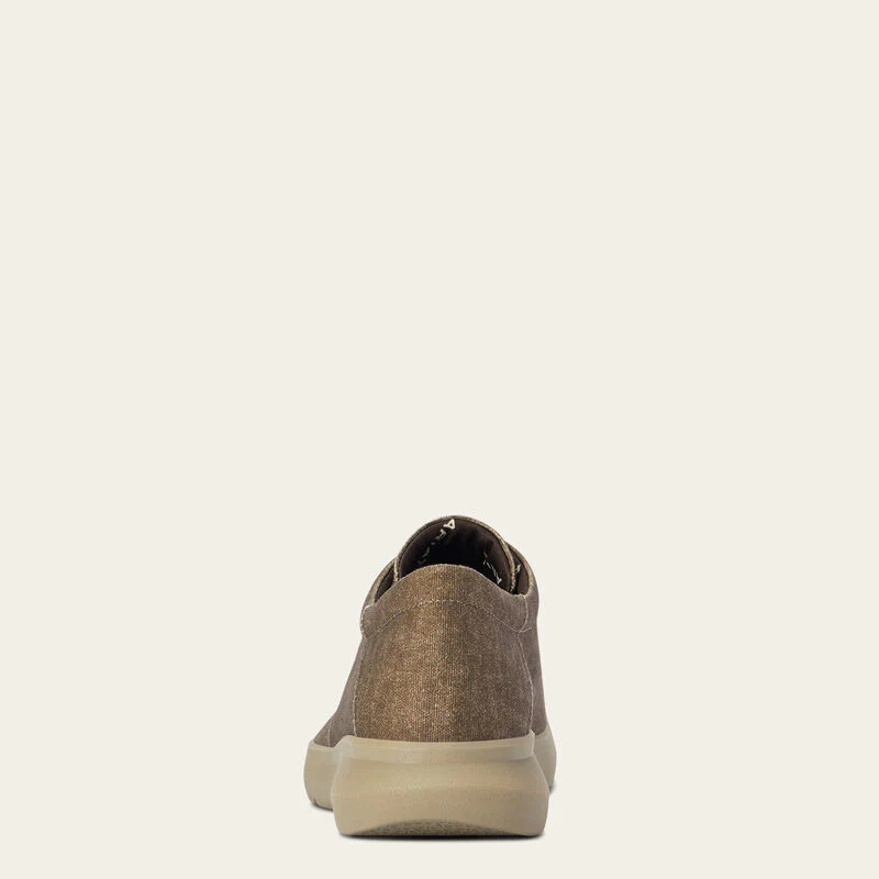 Ariat Mens Hilo Stretch Brown Canvas - Image 6