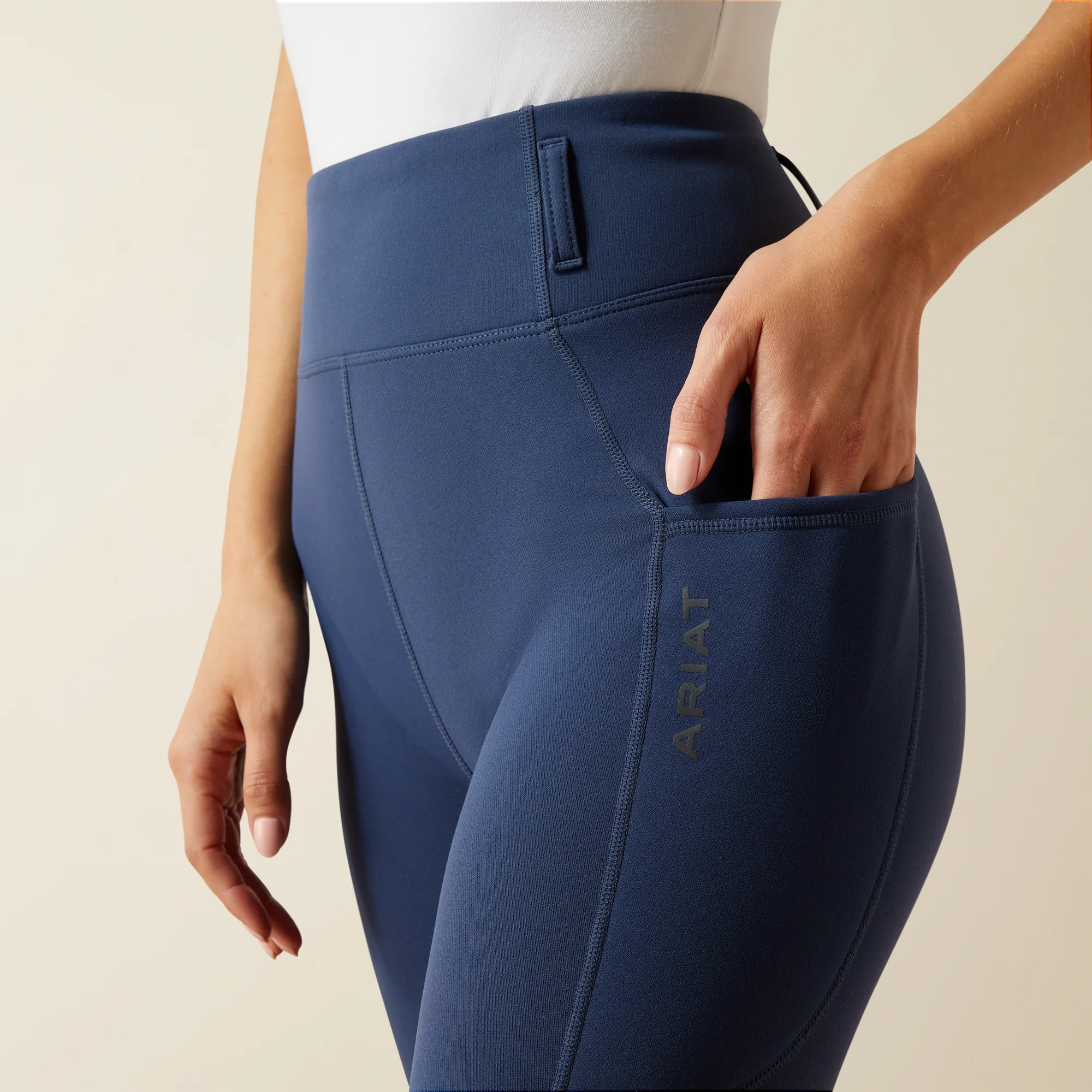 Ariat Venture 2.0 Thermal Full Seat Tight Navy Big Dipper - Image 3