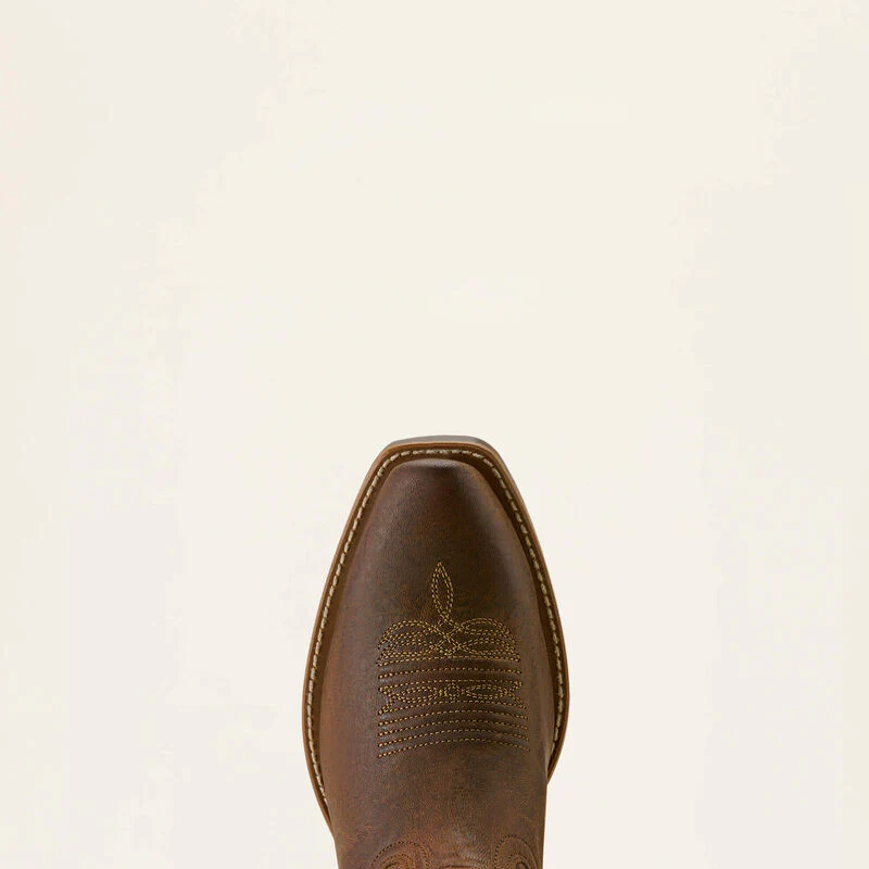 Ariat Wms Beaumont K-Toe Western Boots Sassy Brown / Gilded Tiger Print - Image 4