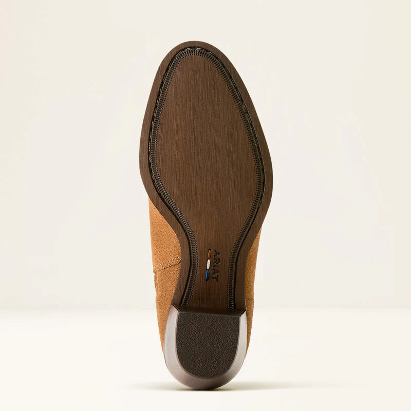 Ariat Womens Addison Boot Caramel Suede - Image 3