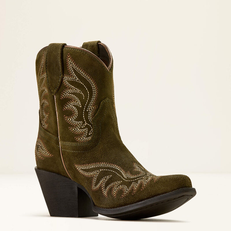 Ariat Womens Chandler Western XToe Boot Soft Olive - Image 6