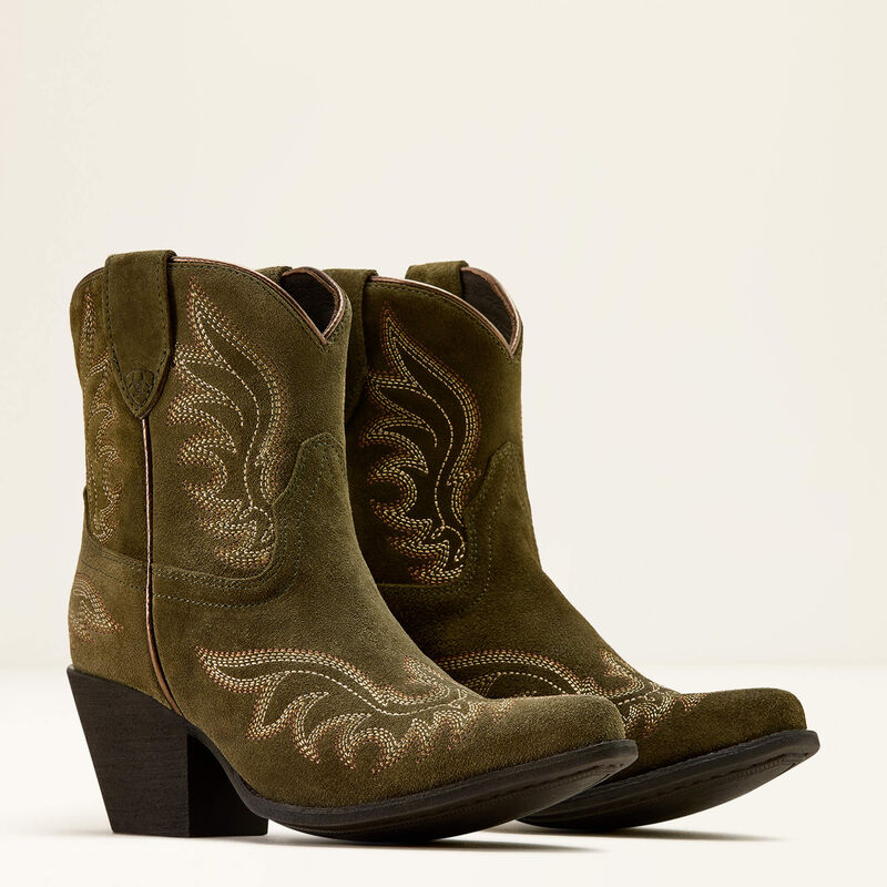 Ariat Womens Chandler Western XToe Boot Soft Olive - Image 7