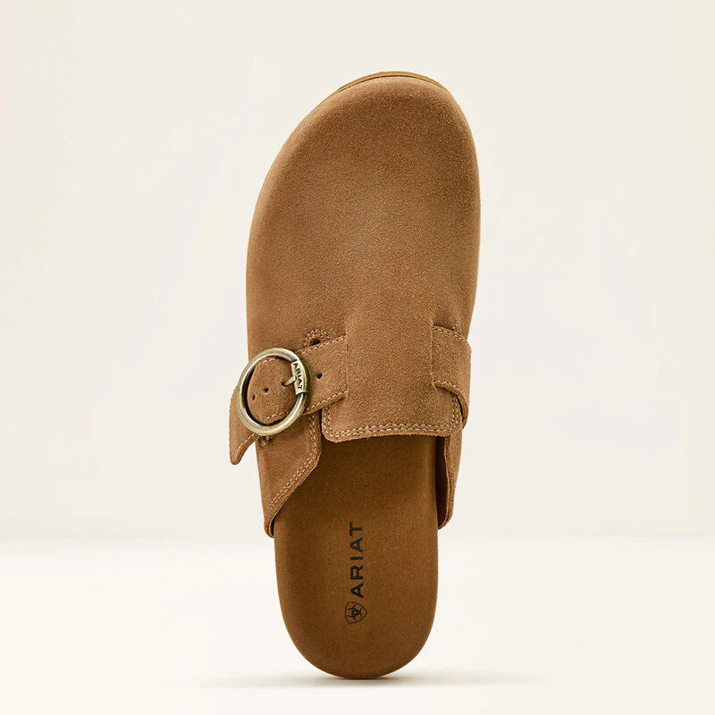 Ariat Womens Country Mule Caramel Suede - Image 4