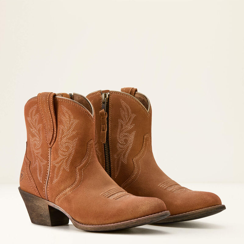 Ariat Womens Harlan Western Boot Walnut Suede - Image 7