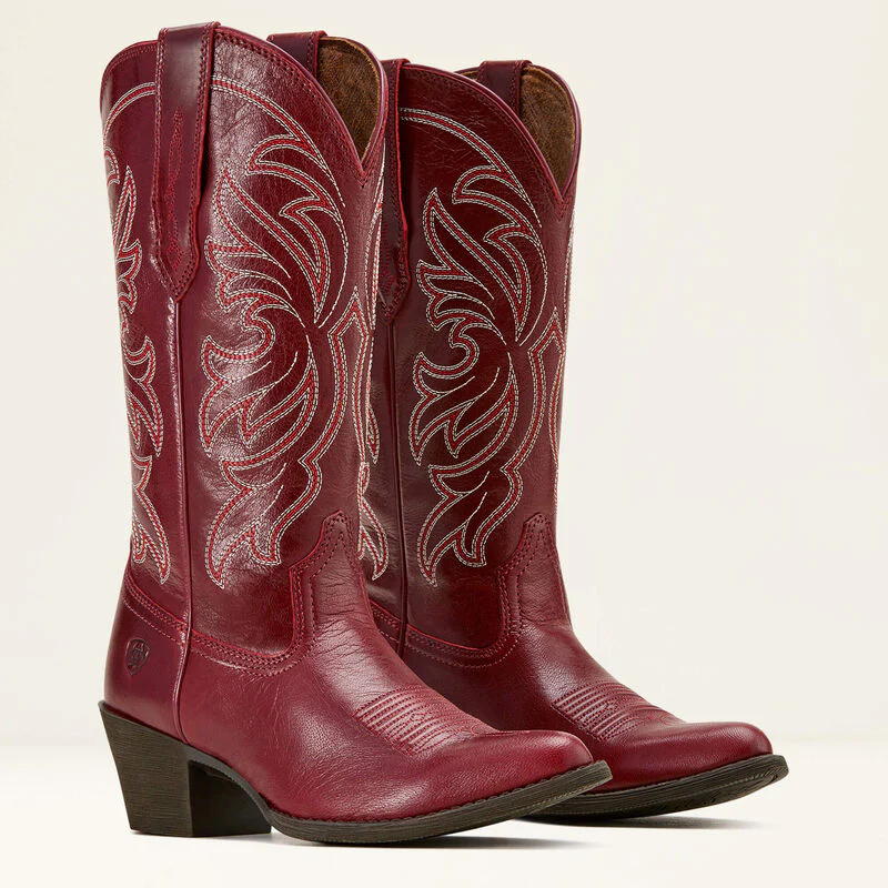Ariat Womens Heritage J Toe Western Boot Sangria - Image 7
