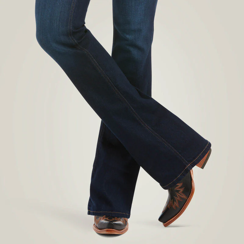 Ariat Womens R.E.A.L. High Rise Ballary Boot Cut Jean Pennsylvania - Image 3