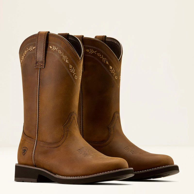 Ariat Womens Kearney R-Toe Distressed Brown - Image 7