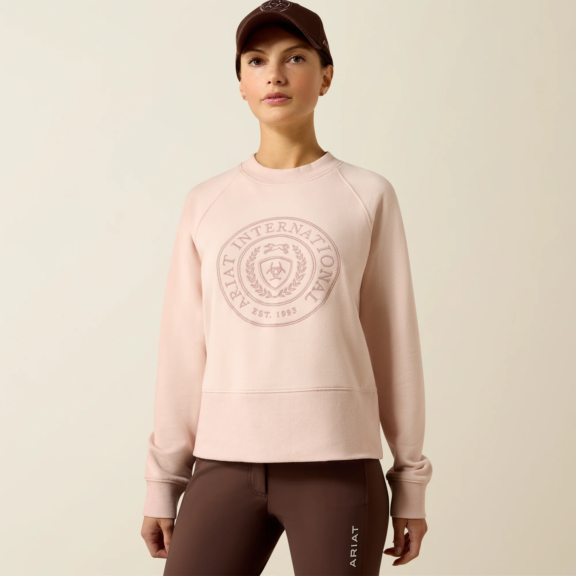 Ariat Womens Martine Sweatshirt Sepia Rose