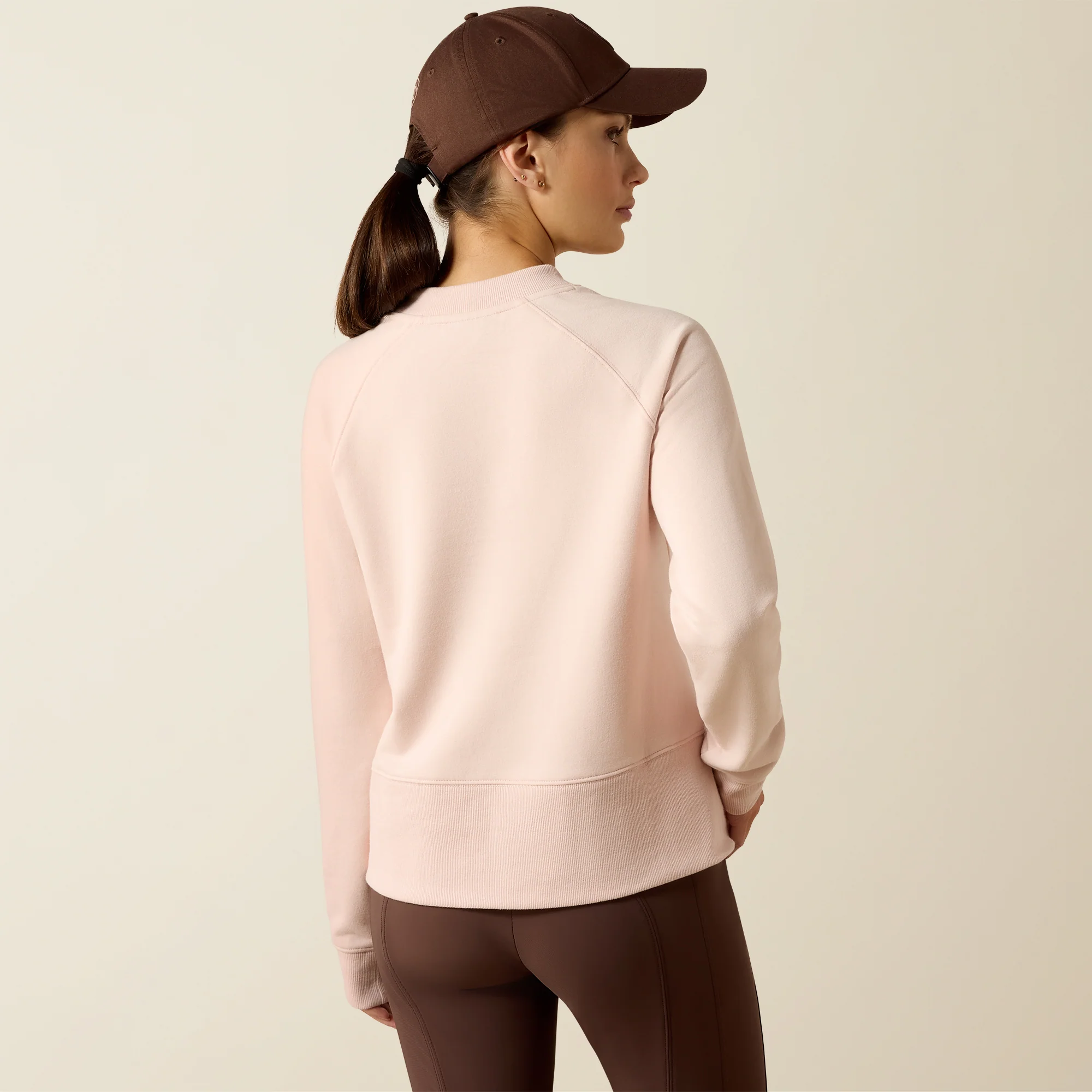 Ariat Womens Martine Sweatshirt Sepia Rose - Image 2