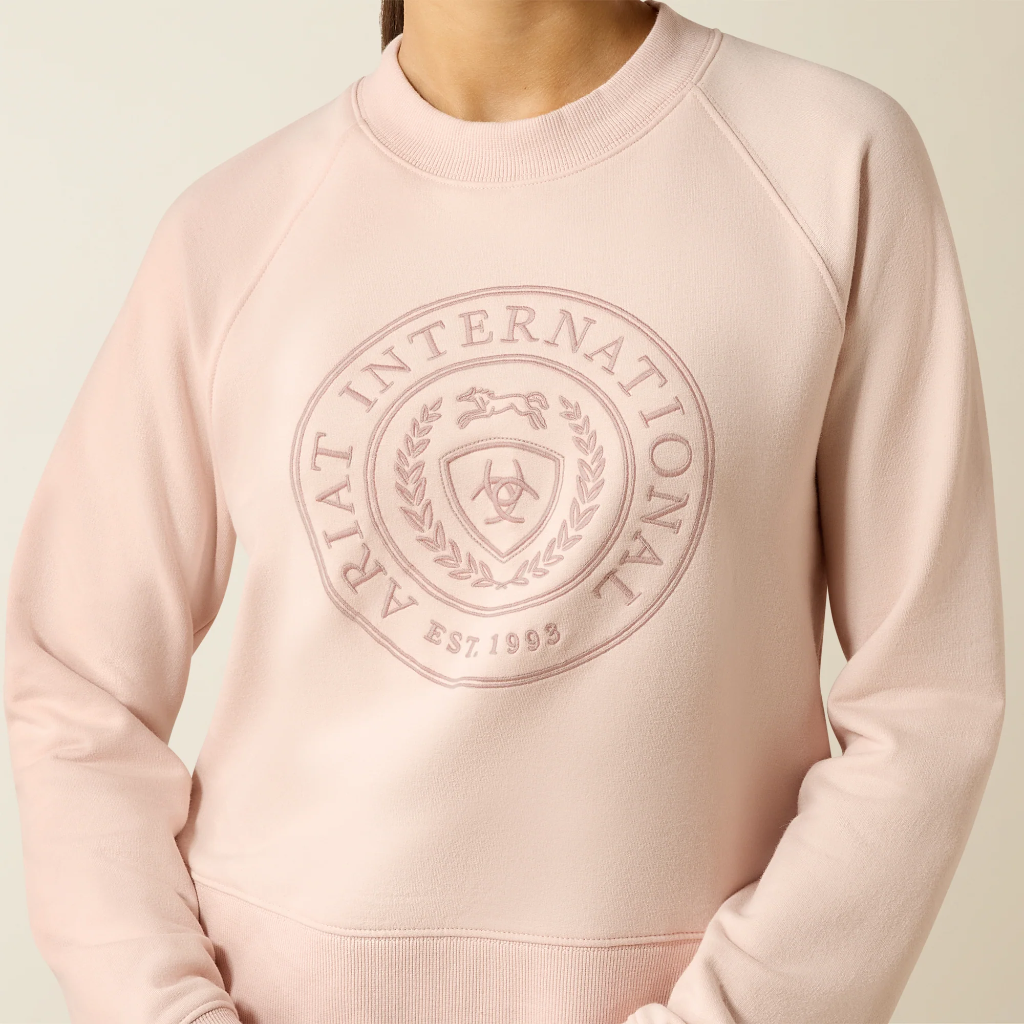 Ariat Womens Martine Sweatshirt Sepia Rose - Image 3