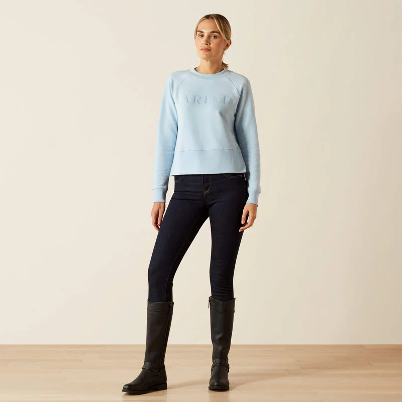 Ariat Womens Martine Sweatshirt Skyway - Image 4