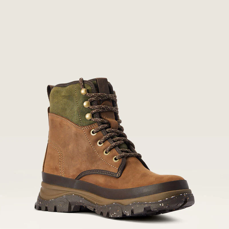 Ariat Womens Moresby Waterproof Boot Oily Distressed Brown - Image 5