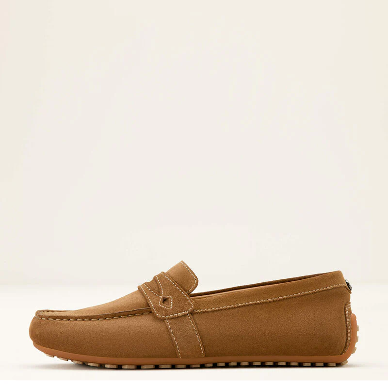 Ariat Womens Selene Driving Shoe Caramel Suede - Image 3