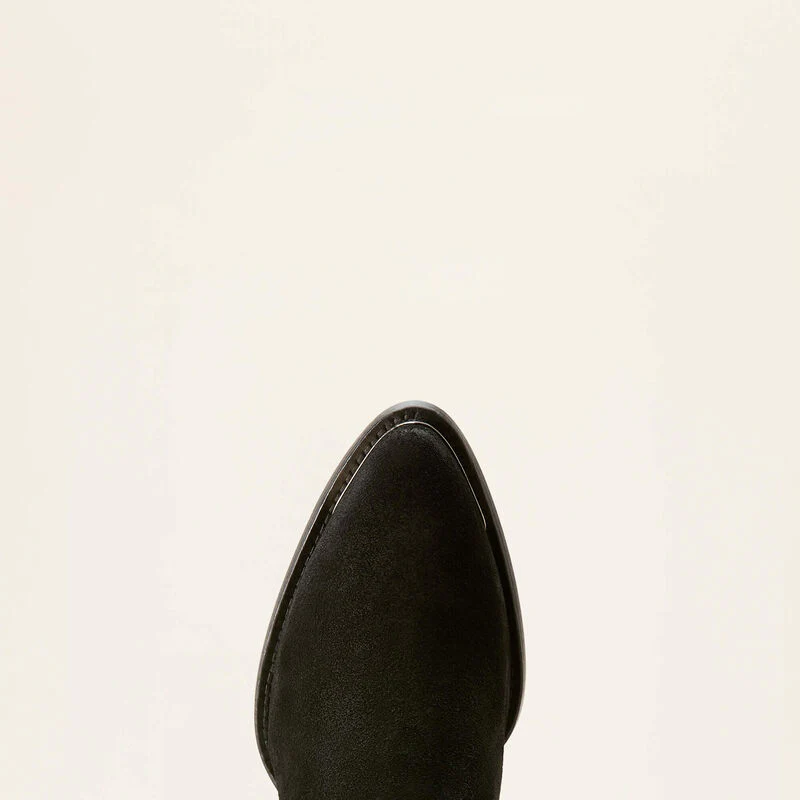 Ariat Womens Shiloh Bootie Distressed Black Suede - Image 4