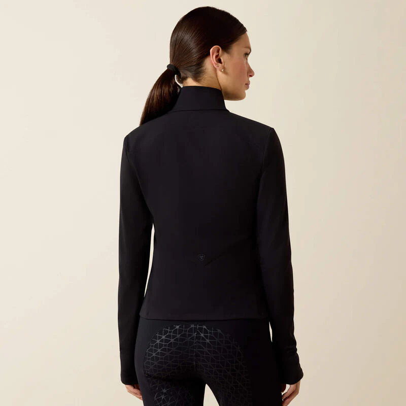 Ariat Womens Solveil Full Zip Sweatshirt Black - Image 3