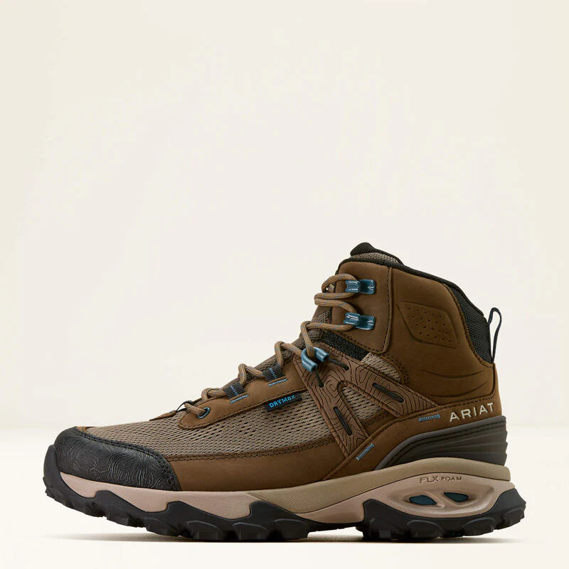 Ariat Womens Traverse Mid H20 Brown Bark - Image 3