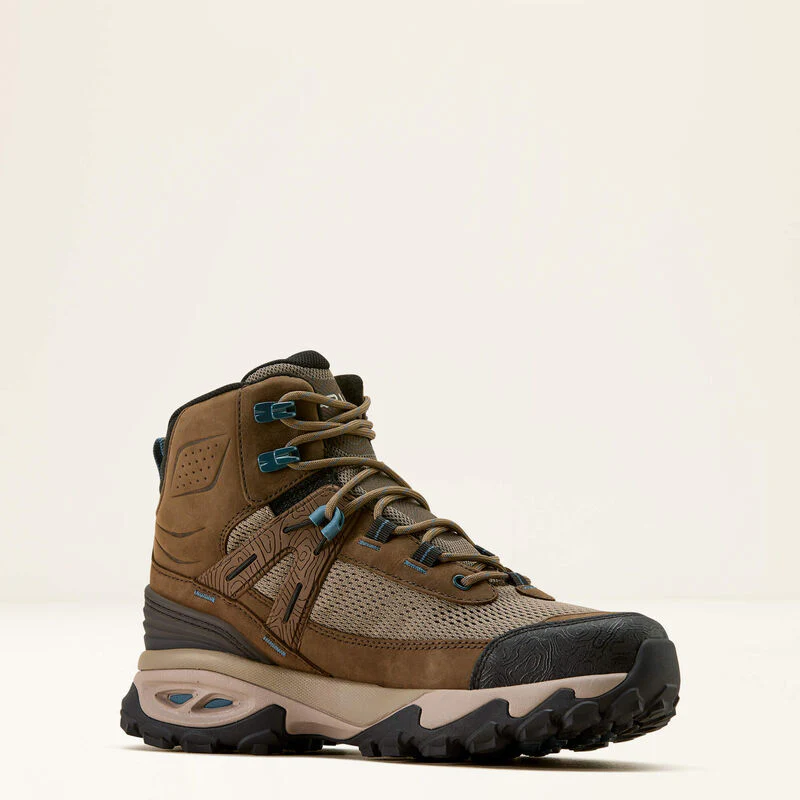 Ariat Womens Traverse Mid H20 Brown Bark - Image 7