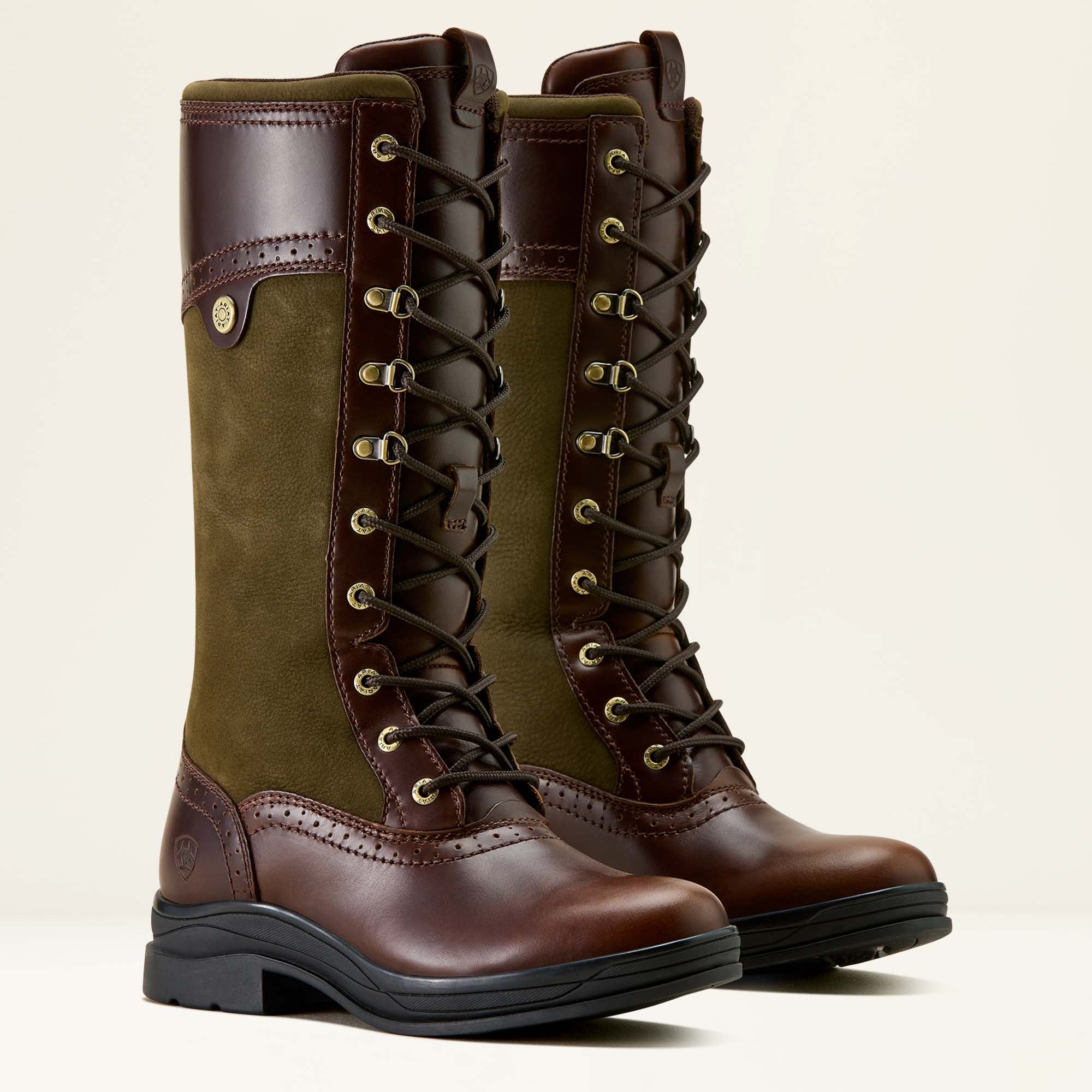Ariat Women's Wythburn II H20 Tobacco Brown / Olive Night - Image 3
