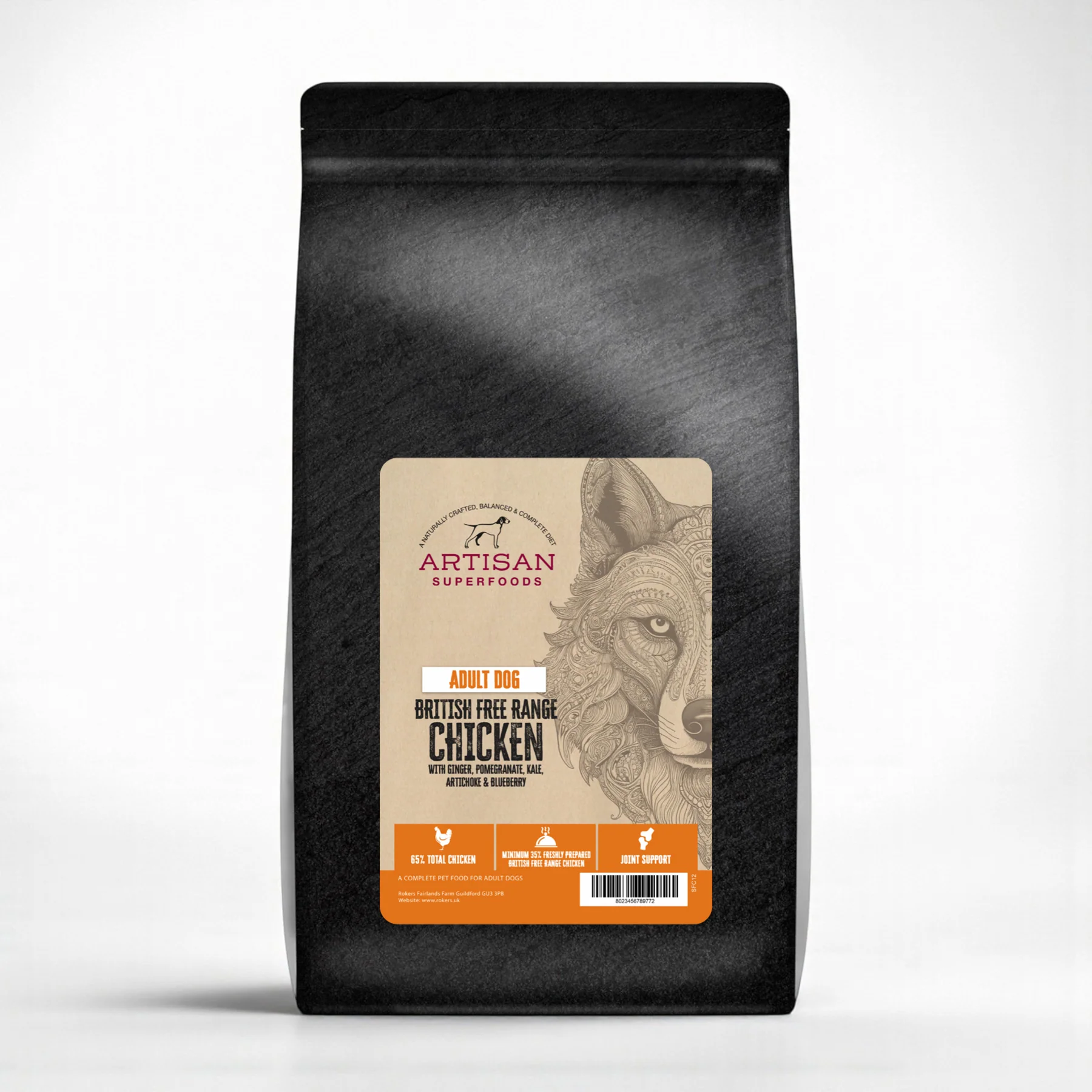 Artisan Superfood Chicken Adult Dog Food 12kg - Image 4