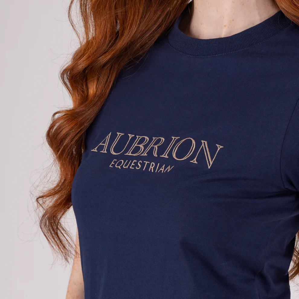 Aubrion Equestrian T-Shirt Midnight - Image 3