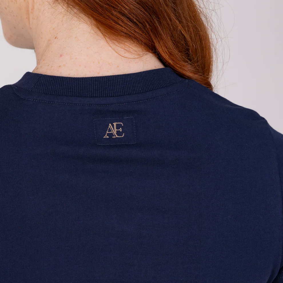 Aubrion Equestrian T-Shirt Midnight - Image 4