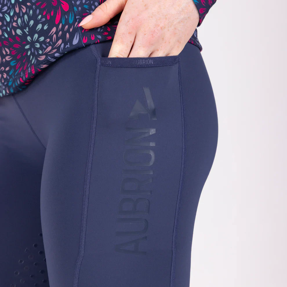 Aubrion React Non-Stop Riding Tights Midnight - Image 4