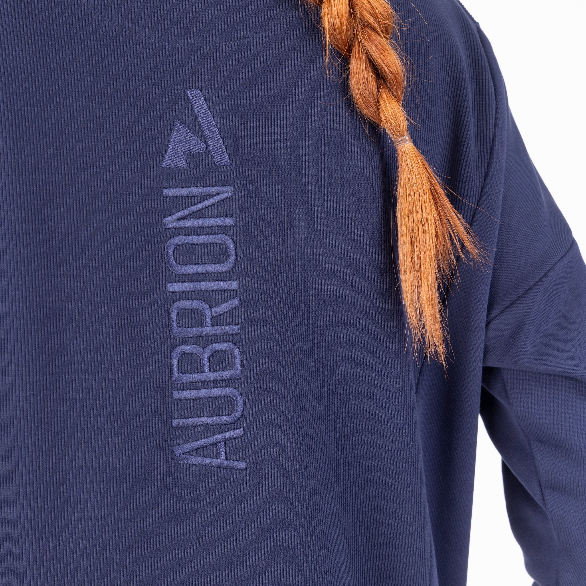 Aubrion React Quarter Zip Sweatshirt Midnight - Image 2