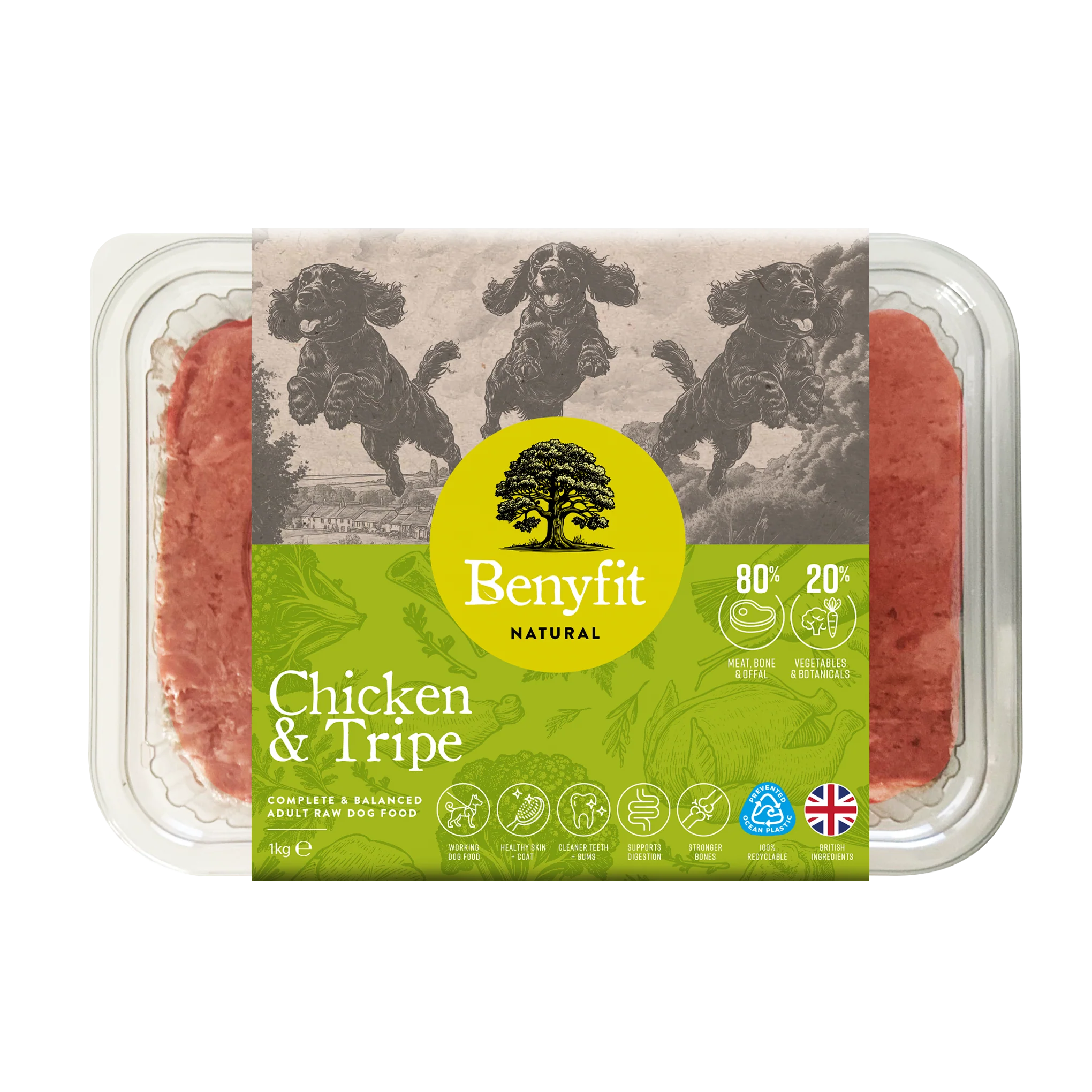 Benyfit Natural Chicken & Tripe 1kg