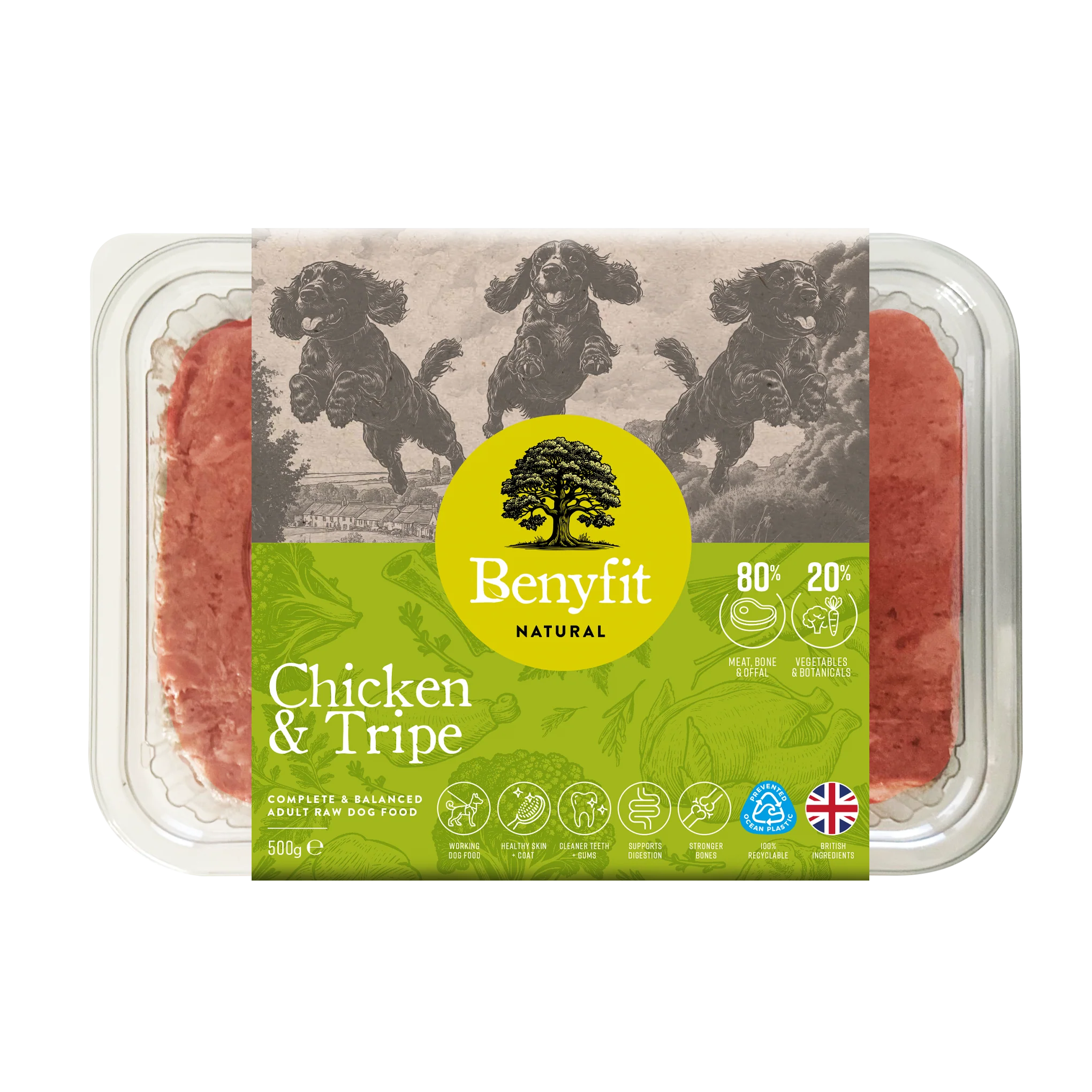 Benyfit Natural Chicken & Tripe 500g