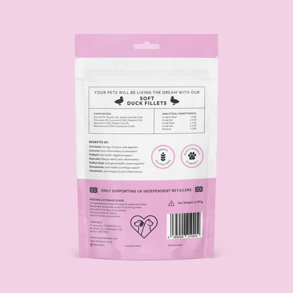 Bros Pets Soft Duck Fillet 100g - Image 2