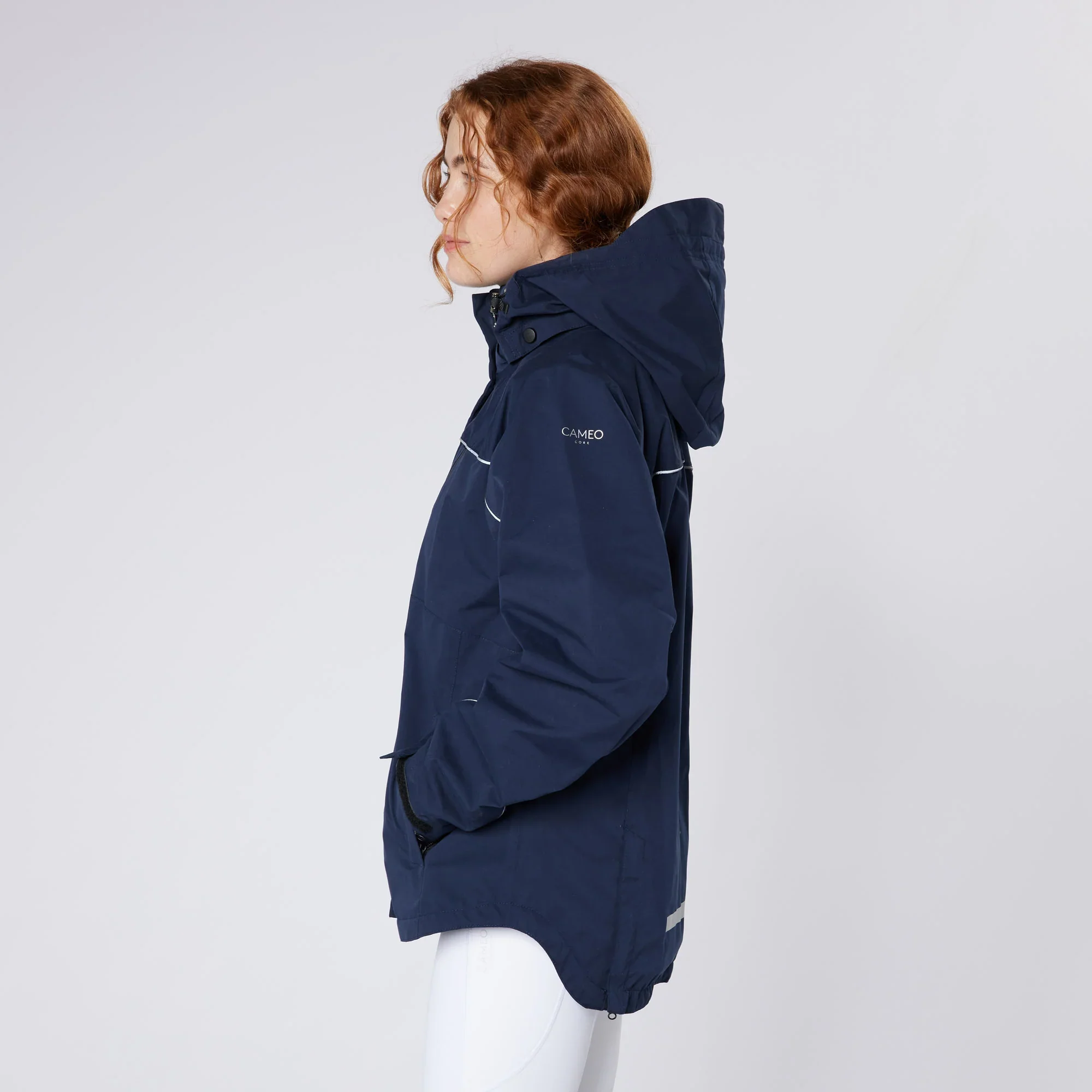 Cameo Adults Performace Riding Jacket Navy - Image 5