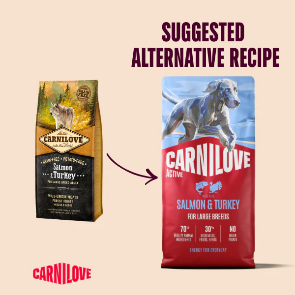 Carnilove Dog - Active Salmon & Turkey Large Breed 1.5kg - Image 5