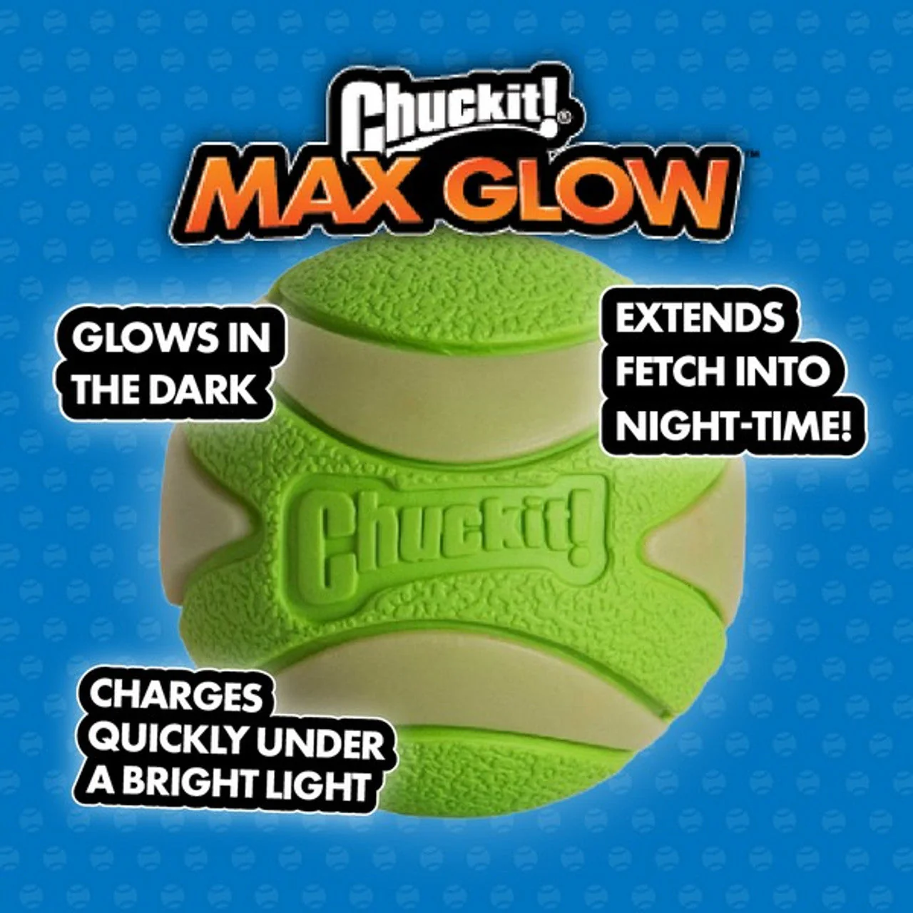 Chuckit Max Glow Kick Fetch Small 15cm - Image 3