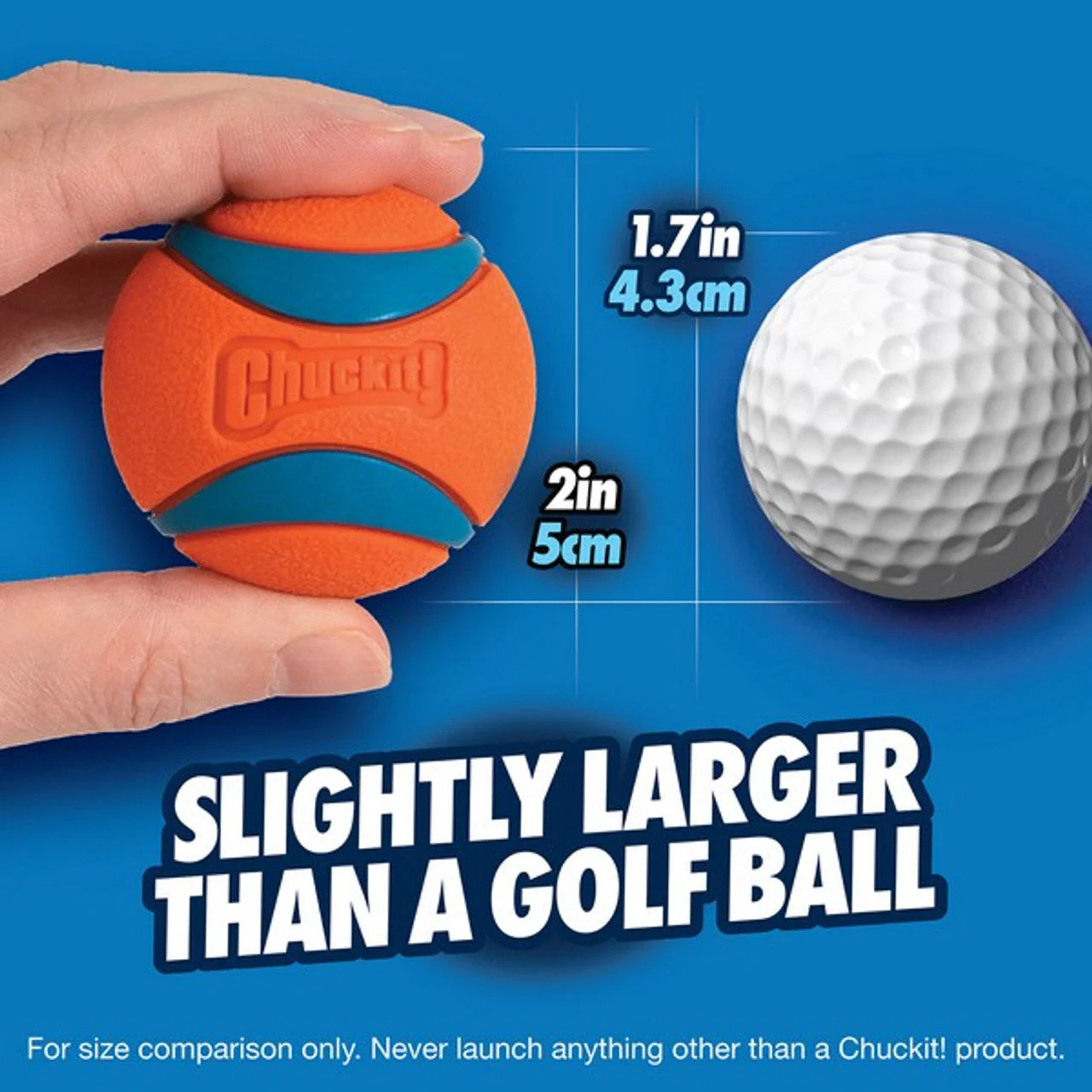 Chuckit Ultra Ball Small (2pk) 4.8cm - Image 3