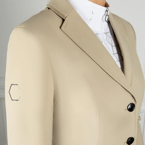 Coldstream Ladies Ledmore Diamante Show Jacket Latte - Image 3