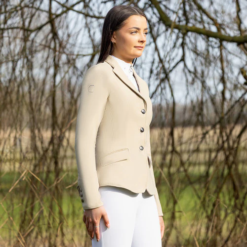 Coldstream Ladies Ledmore Diamante Show Jacket Latte - Image 5
