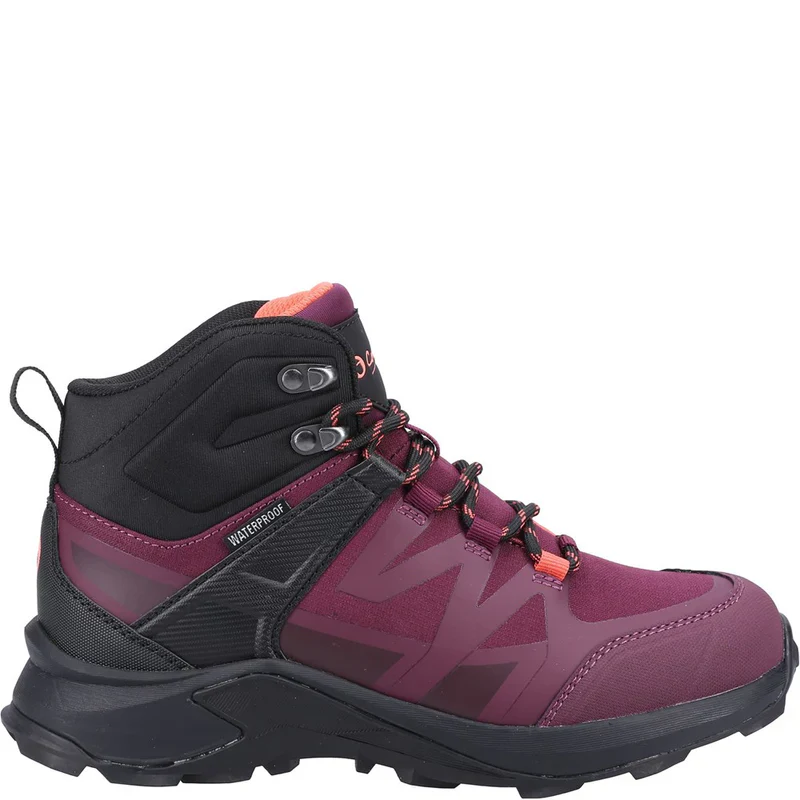 Cotswold Womens Horton Hiking Boots Burgundy - Image 4