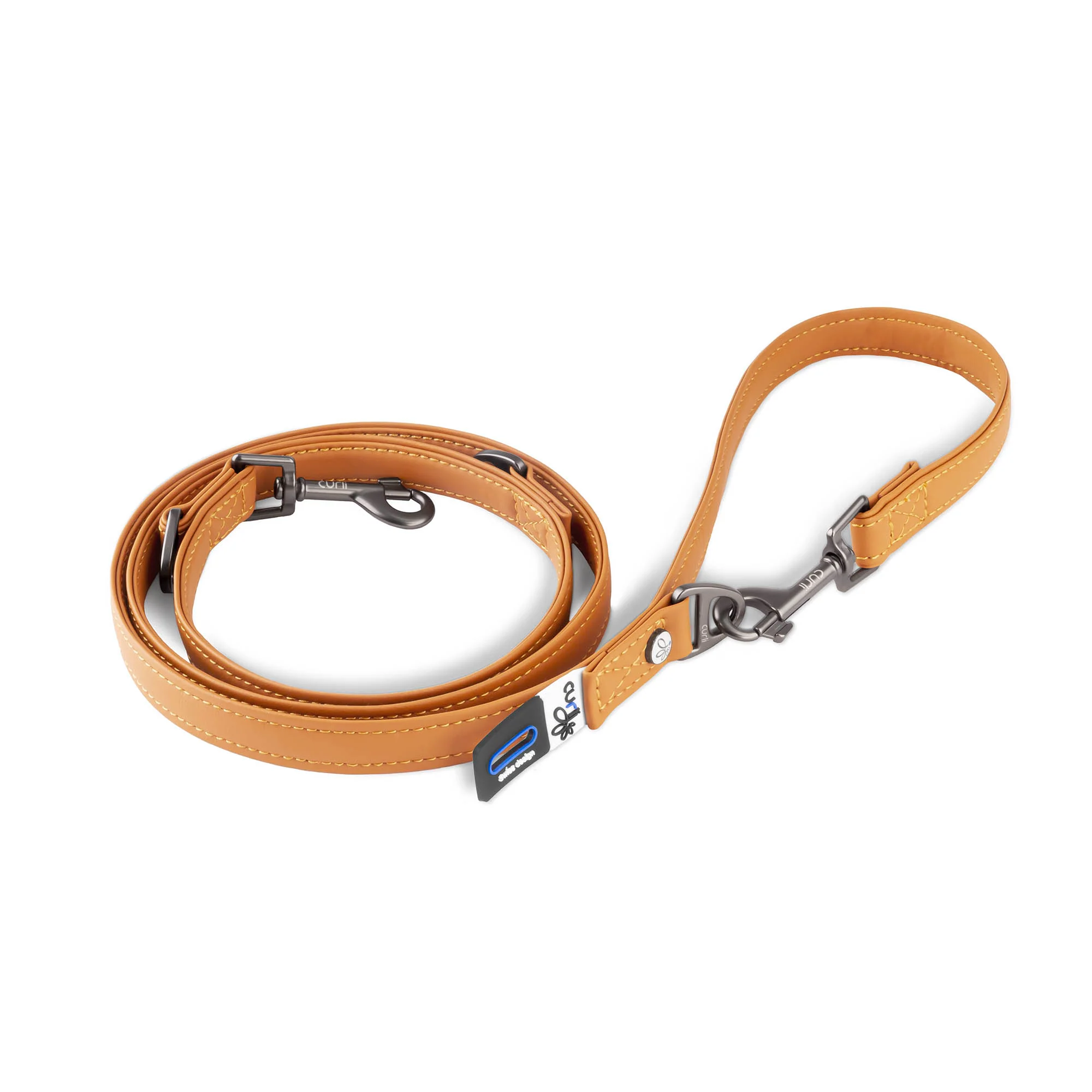 Curli Apple Leather Dog Adjustable Leash - Image 2