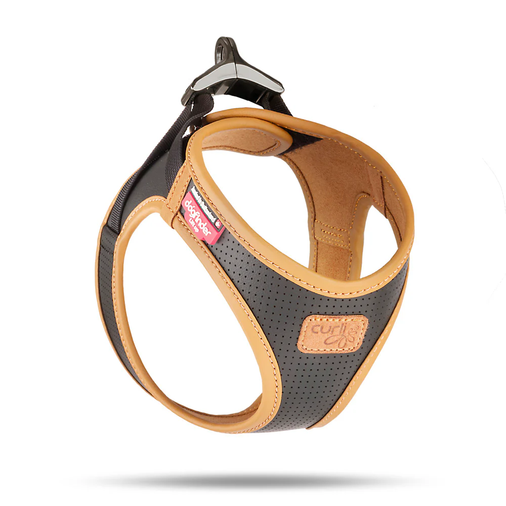 Curli Apple Leather Dog Harness