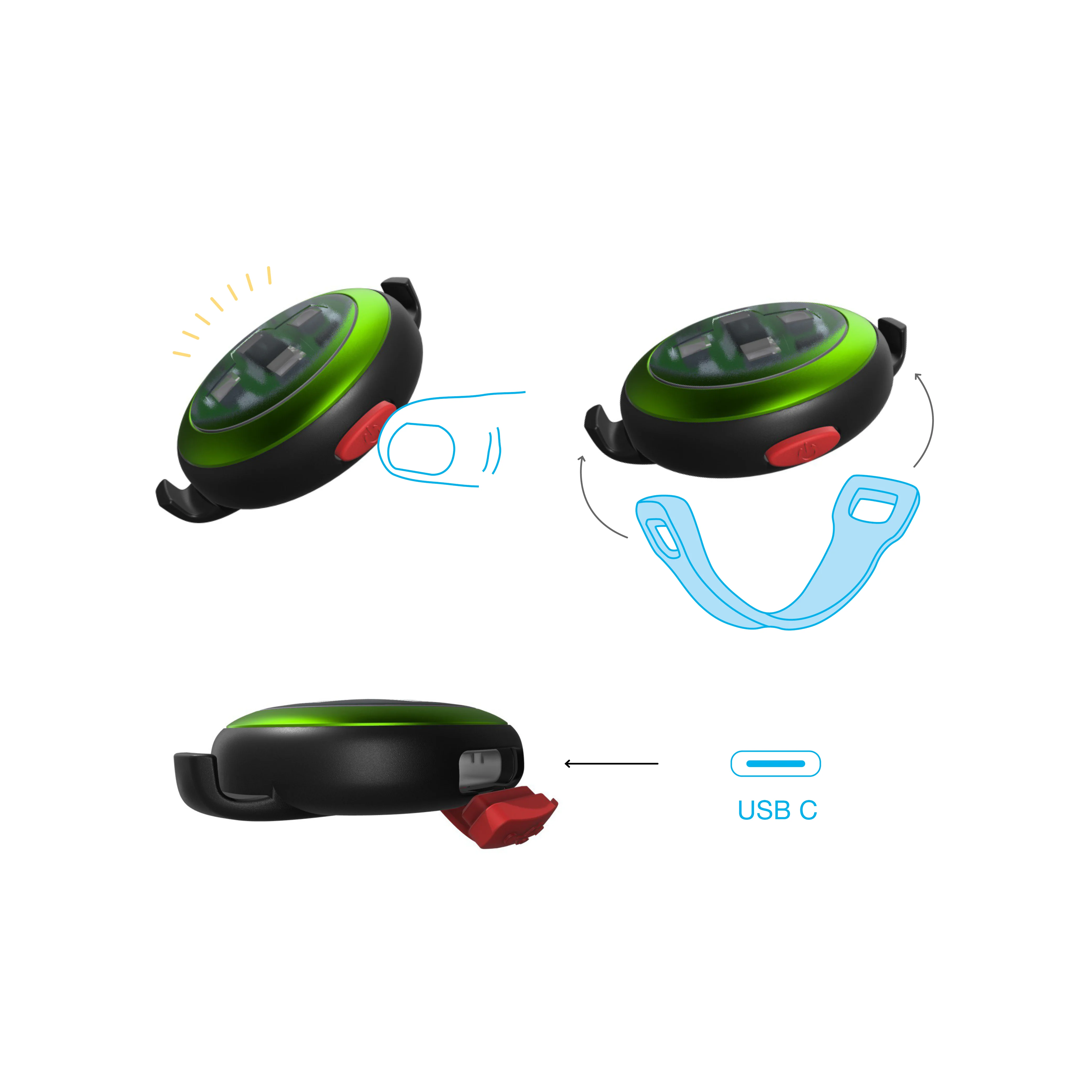 Curli Dog Luumi Safety LED - Image 3