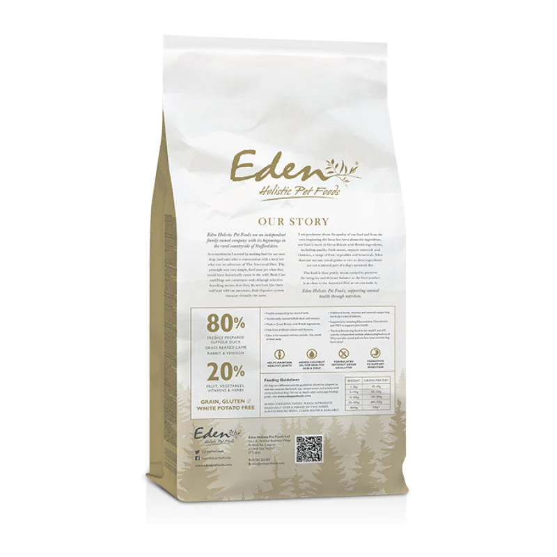 Eden Dog - 80/20 Country Cuisine Medium Kibble 2kg - Image 2